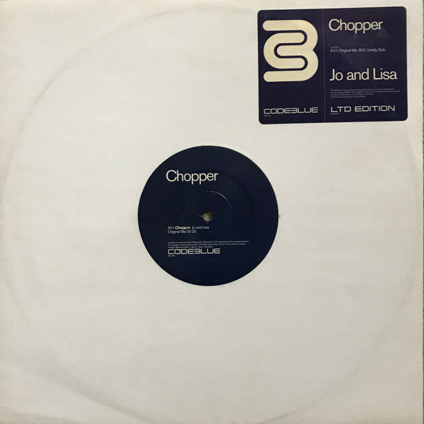 Chopper - Jo And Lisa | Very Good (VG) Very Good (VG) - HOUSE / USED *VERY GOOD*