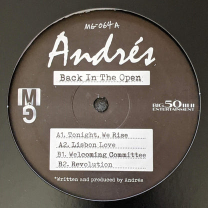 Andrés - Back In The Open | Mint (M) Mint (M) - HOUSE
