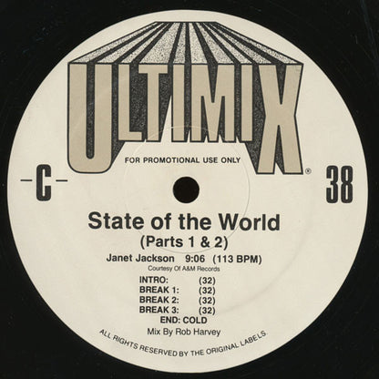 Various - Ultimix 38 (RECORD 2 ONLY / VINYL 12") | USED Near Mint (NM or M-) Near Mint (NM or M-) HOUSE