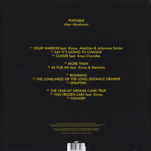 Portable Sunsets - Alan Abrahams (2LP + CD) | Mint (M) Mint (M) - HOUSE