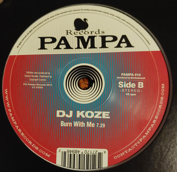 DJ Koze La Duquesa / Burn With Me 12" Mint (M) Mint (M)
