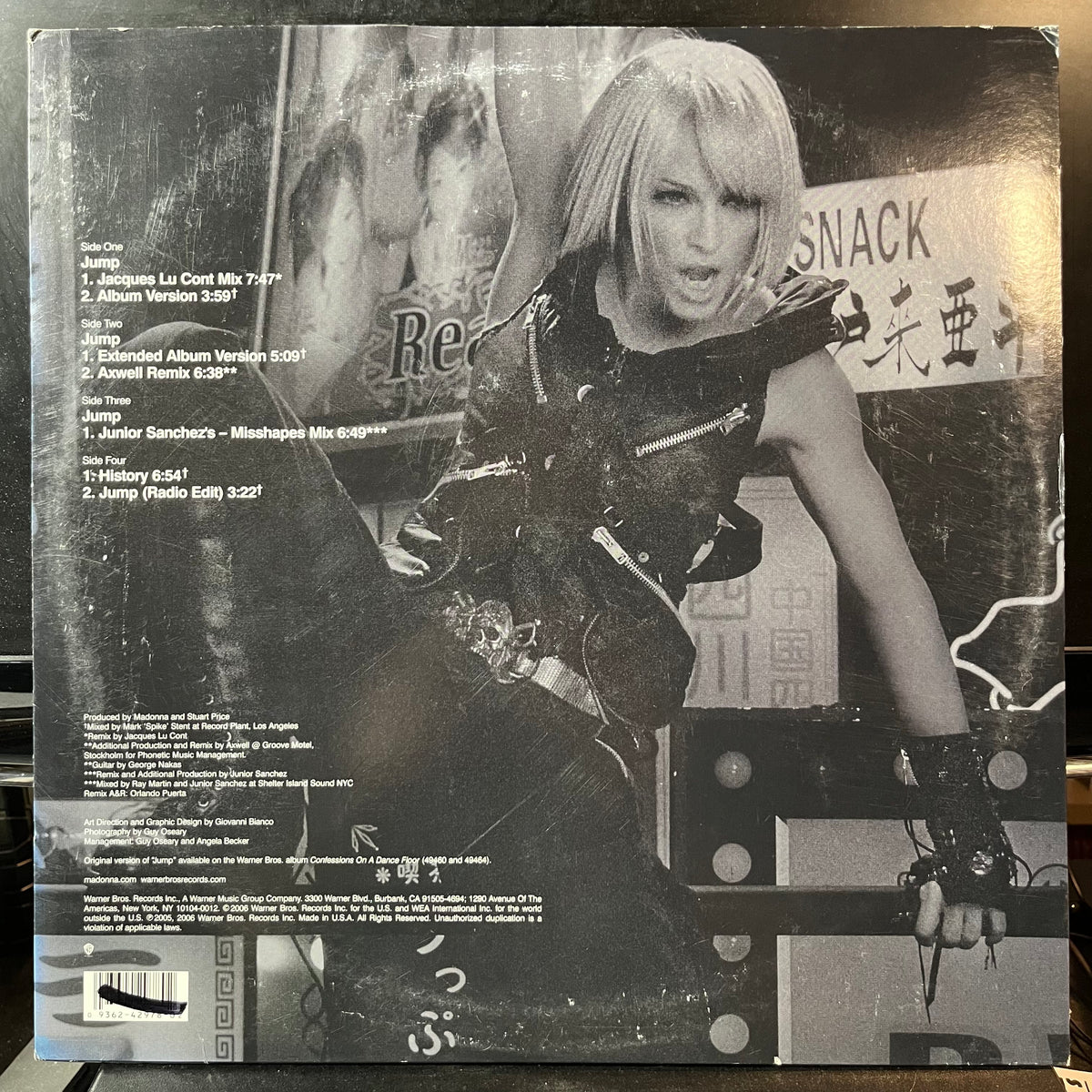 Madonna - Jump (VINYL 2x12") | USED Near Mint (NM or M-) Very Good Plus (VG+) HOUSE