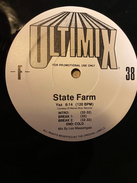 Various - Ultimix 38 (RECORD 2 ONLY / VINYL 12") | USED Near Mint (NM or M-) Near Mint (NM or M-) HOUSE