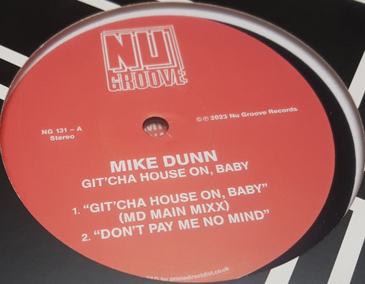 Mike Dunn Git'cha House On, Baby 12" Mint (M) Mint (M)