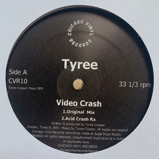 Tyree Cooper Video Crash 12" Mint (M) Generic