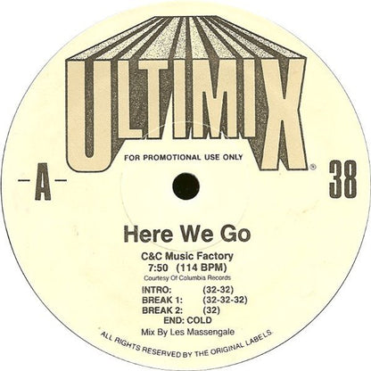 Various - Ultimix 38 (RECORD 2 ONLY / VINYL 12") | USED Near Mint (NM or M-) Near Mint (NM or M-) HOUSE