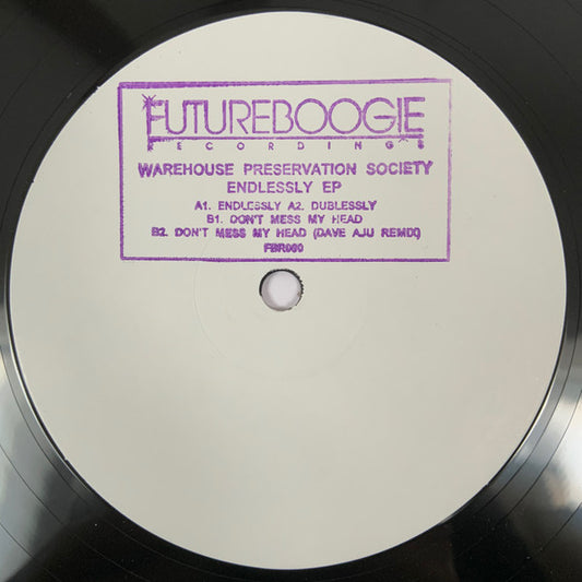 Warehouse Preservation Society Endlessly EP 12" Mint (M) Generic