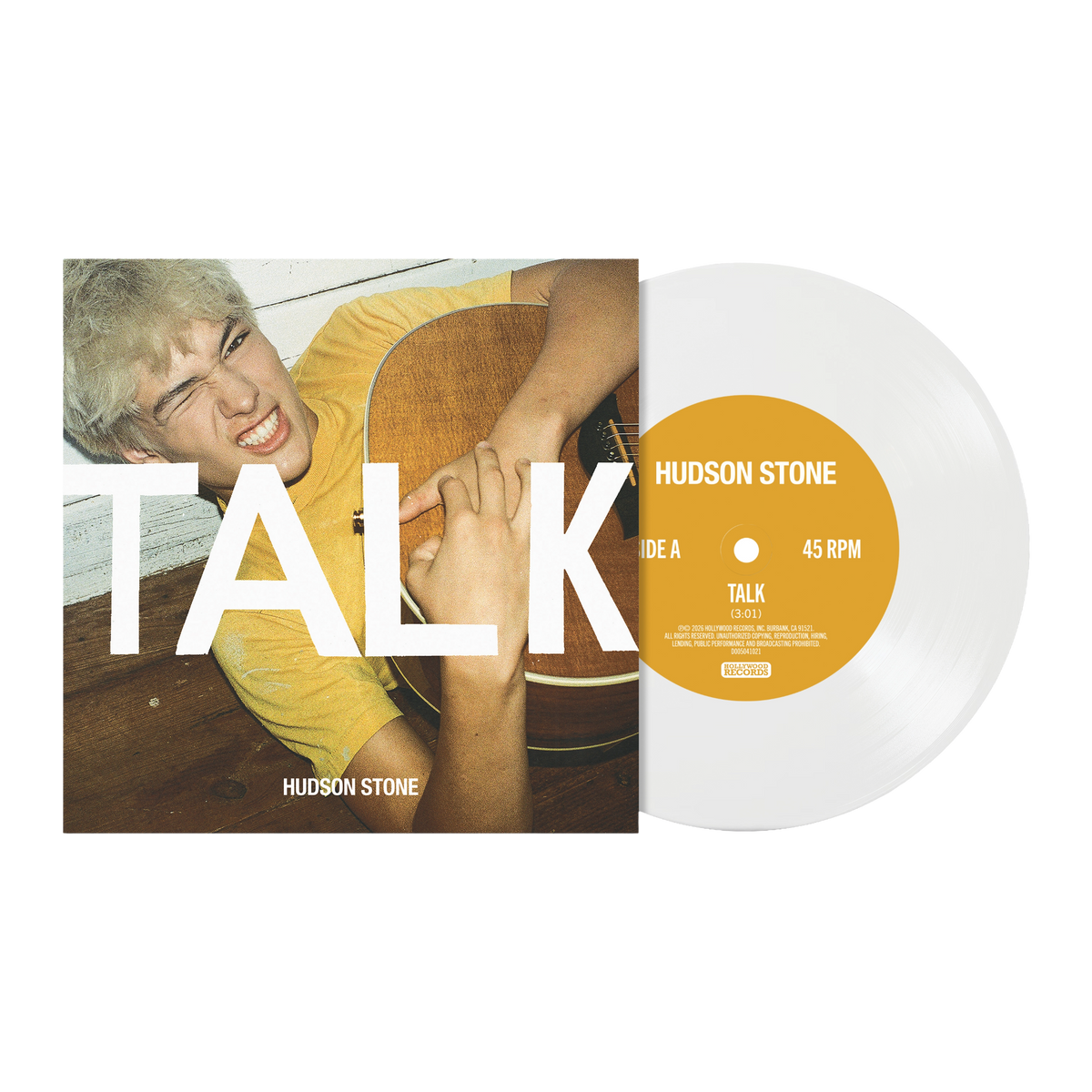 Hudson Stone - Talk / Overthinker [White 7" Single] |