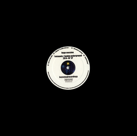 HUGO MASSEIN - Remnants/London Underground 2014-16 |