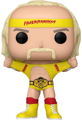 Funko POP! WWE: Hulkamania Hulk Hogan with Belt (Vinyl Figure, Collectible) |