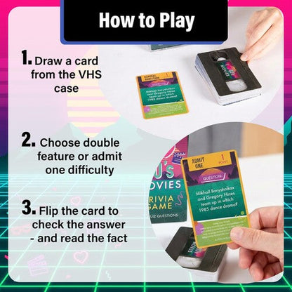 I Love 80's - I Love 80s Movies Trivia Card Game (Card Game) |