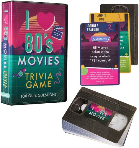 I Love 80's - I Love 80s Movies Trivia Card Game (Card Game) |