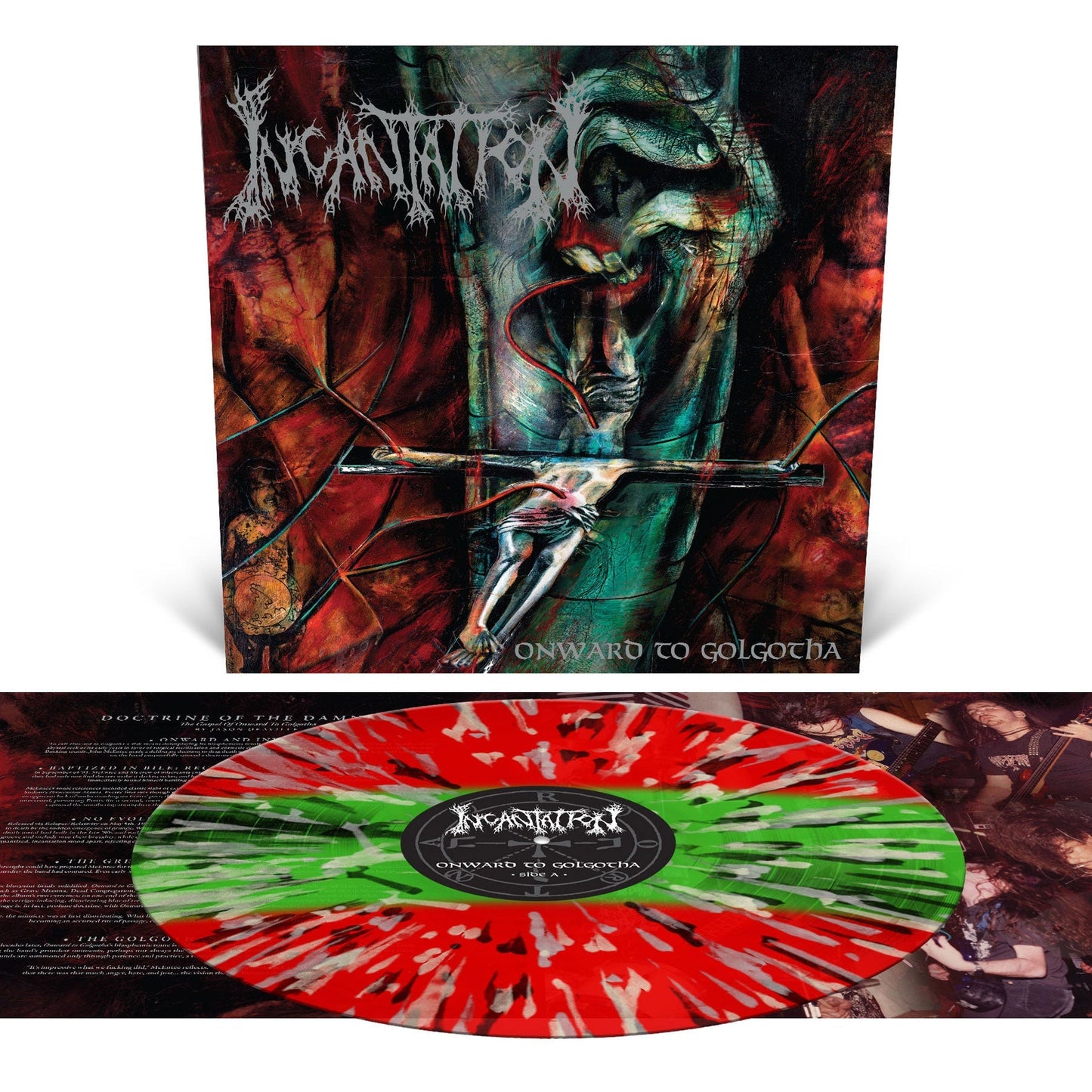 Onward To Golgotha [Three Color Stripe With Splatter Vinyl] |