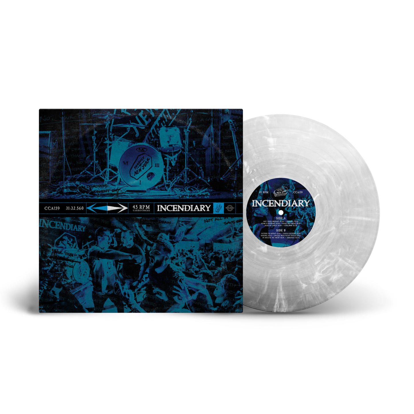Product Of New York [Clear W/ White Marble] |