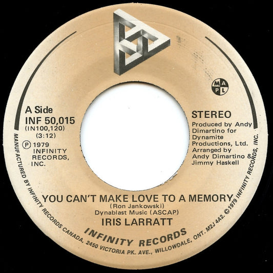 You Can't Make Love To A Memory / Country Love Song | Near Mint (NM) Near Mint (NM)
