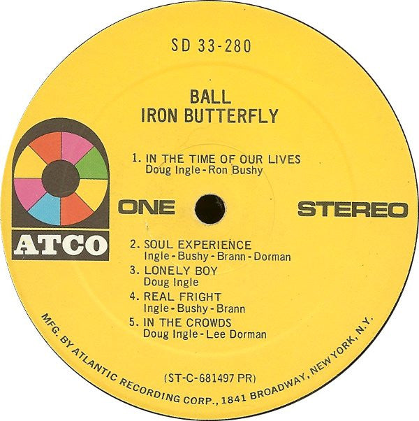 Ball | Near Mint (NM) Very Good Plus (VG+) - ROCK / USED *NEAR MINT*