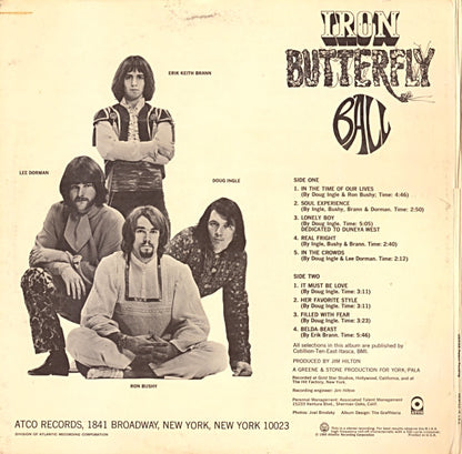 Ball | Near Mint (NM) Very Good Plus (VG+) - ROCK / USED *NEAR MINT*