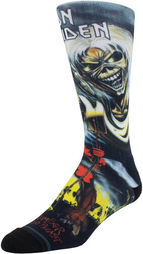 Iron Maiden - Perri's - Iron Maiden - The Number of the Beast Dye Sublimation - Crew Socks |