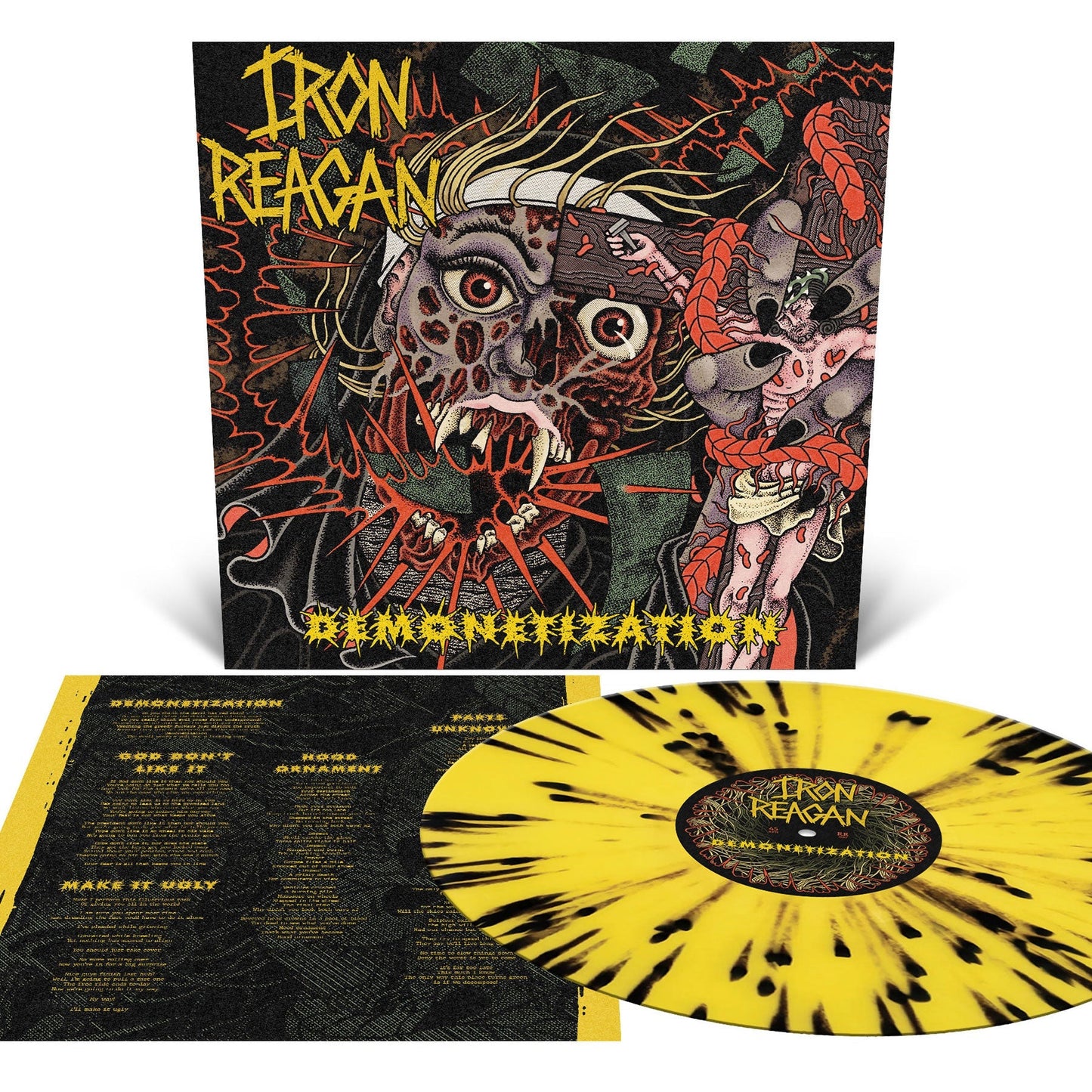 Iron Reagan - Demonetization (Indie Exclusive) [Canary Yellow With Splatter] |