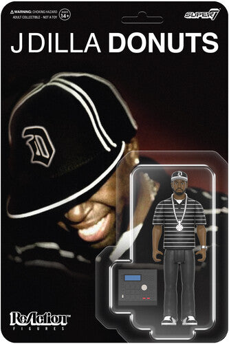 Super7 - J Dilla - ReAction Figures Wv1 - J Dilla (Donuts - Smile Album Cover) (Collectible, Action Figure) |