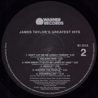 James Taylor's Greatest Hits | Mint (M) Mint (M) - FOLK *SEALED*