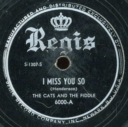 I Miss You So / My Sugar's Sweet To Me (10" 78RPM RECORD) | Very Good Plus (VG+) Generic - JAZZ/BLUES / USED *VERY GOOD+*