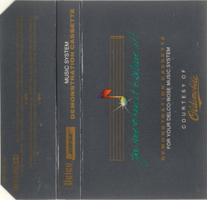 Various - Delco / Bose Music System Demonstration Cassette | Near Mint (NM) Near Mint (NM) - JAZZ/CLASSICAL / USED *NEAR MINT*
