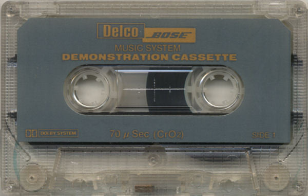 Delco / Bose Music System Demonstration Cassette | Near Mint (NM) Near Mint (NM)