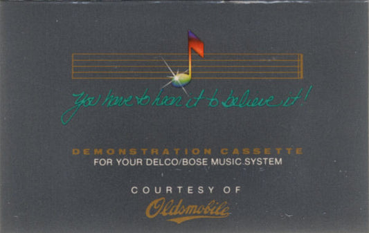 Various - Delco / Bose Music System Demonstration Cassette | Near Mint (NM) Near Mint (NM) - JAZZ/CLASSICAL / USED *NEAR MINT*