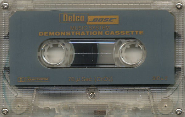 Delco / Bose Music System Demonstration Cassette | Near Mint (NM) Near Mint (NM)