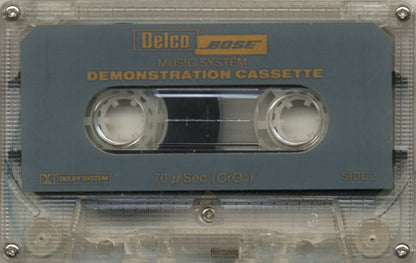 Delco / Bose Music System Demonstration Cassette | Near Mint (NM) Near Mint (NM)