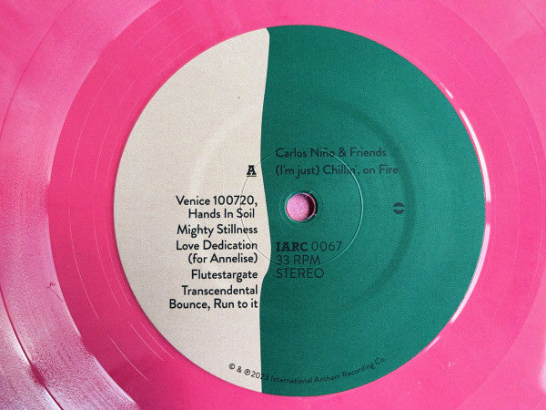 Carlos Niño & Friends - (I'm just) Chillin', on Fire (2LP Pink Vinyl) | Mint (M) Mint (M) - JAZZ *COLOR*