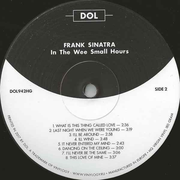 In The Wee Small Hours | Mint (M) Mint (M) - JAZZ