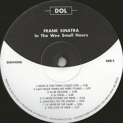 In The Wee Small Hours | Mint (M) Mint (M) - JAZZ