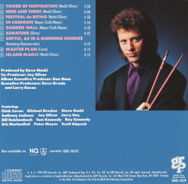 Dave Weckl - Master Plan (CD GRP GRD-9619 1990) | - JAZZ/FUSION / USED *EXCELLENT+*