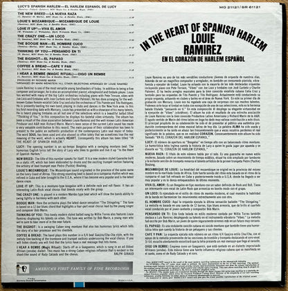 Louie Ramirez - In The Heart Of Spanish Harlem / En El Corazón De Harlem Español (VINYL LP) | Very Good (VG) Very Good Plus (VG+) - JAZZ/LATIN / USED *VERY GOOD*