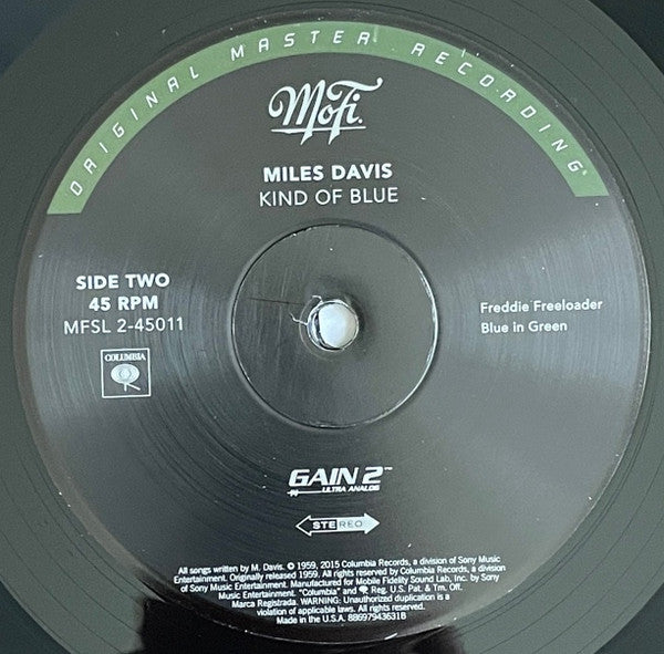Miles Davis - Kind Of Blue | Mint (M) Mint (M) - JAZZ *MFSL BOX*
