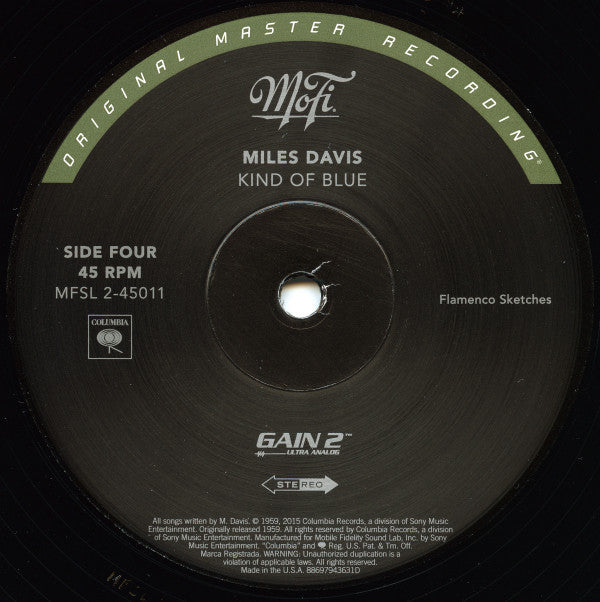 Miles Davis - Kind Of Blue | Mint (M) Mint (M) - JAZZ *MFSL BOX*