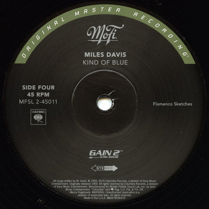 Miles Davis - Kind Of Blue | Mint (M) Mint (M) - JAZZ *MFSL BOX*