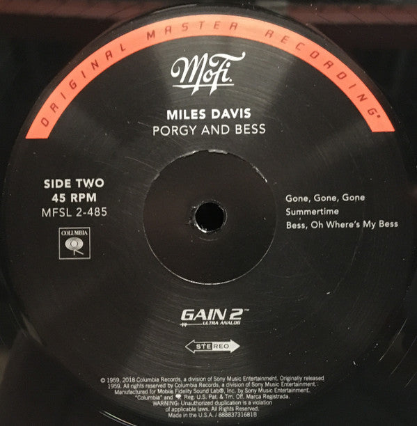 Porgy And Bess | Mint (M) Mint (M)