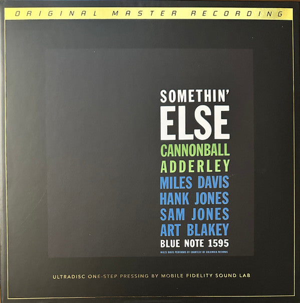 Cannonball Adderley - Somethin' Else | Mint (M) Mint (M) - JAZZ *SEALED/MFSL*
