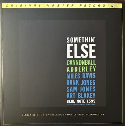 Cannonball Adderley - Somethin' Else | Mint (M) Mint (M) - JAZZ *SEALED/MFSL*