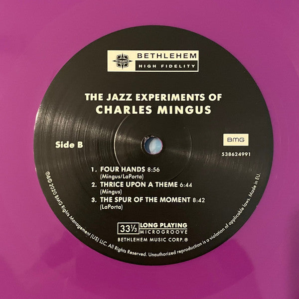 Charles Mingus - The Jazz Experiments Of Charles Mingus (VMP) | Mint (M) Mint (M) - JAZZ *NEW/COLOR*