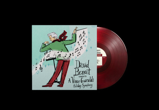 David Benoit - (PRESALE 11/20/26) David Benoit Conducts A Vince Guaraldi Holiday Symphony (RED VINYL LP) | NEW - JAZZ *NEW/COLOR*