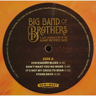 Big Band Of Brothers - A Jazz Celebration Of The Allman Brothers Band (PEACH) | Mint (M) Mint (M) - JAZZ *SEALED/COLOR*