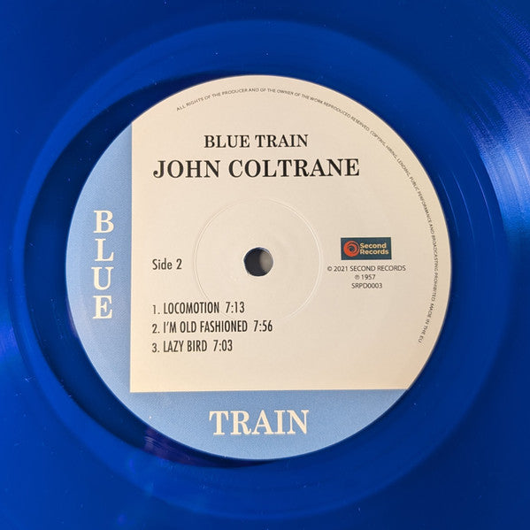 John Coltrane - Blue Train (BLUE VINYL) | Mint (M) Mint (M) - JAZZ *NEW/COLOR*