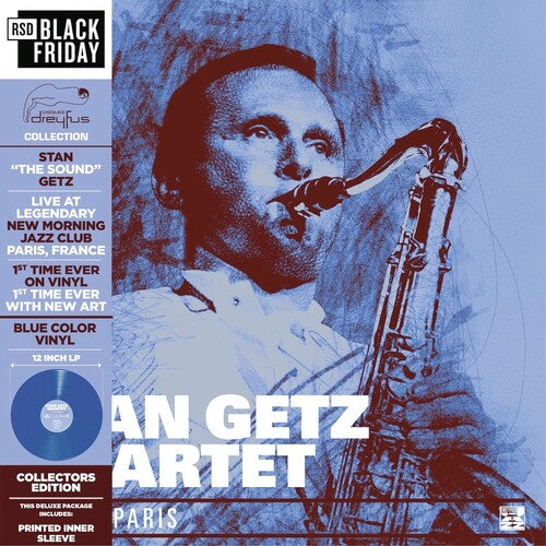 Stan Getz Quartet - Live in Paris '85 (BF RSD 2026 BLUE VINYL LP) | NEW - JAZZ *NEW/COLOR*