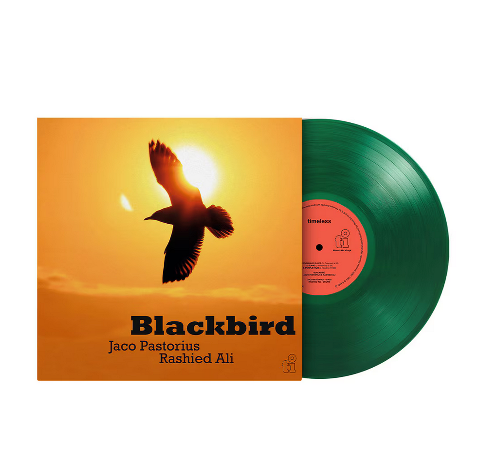 Jaco Pastorius & Rashied Ali - (PRESALE 7/24/26) Blackbird (180G LIVE 50TH ANN LMTD TRANSLUCENT GREEN VINYL) | Mint (M) Mint (M) - JAZZ *NEW/COLOR*