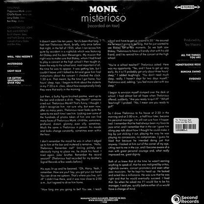 Misterioso (COLOR VINYL) | - JAZZ *NEW/COLOR*