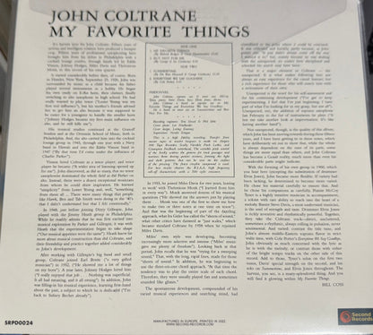 John Coltrane - My Favorite Things (BLUE VINYL) | Mint (M) Mint (M) - JAZZ *NEW/COLOR*